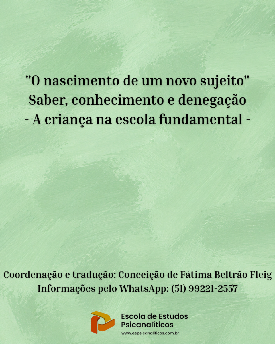 Escola de Estudos Psicanal�ticos - 